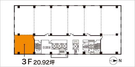 三階 20.92坪