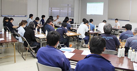出荷撲滅による品質改善例:従業員教育